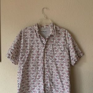 Patriotic Short sleeve Columbia shirt